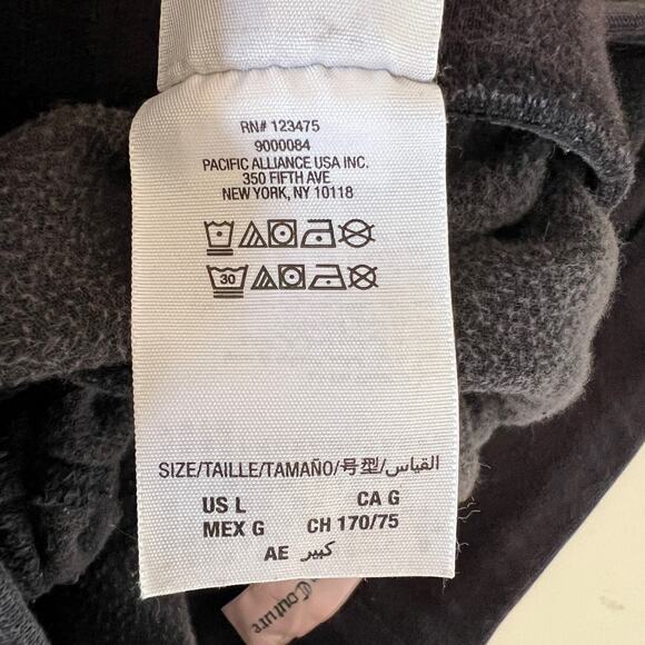 Juicy Couture Y2K Black Velour Jogger Track Pants Size L - Picture 4 of 9